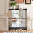 Mirrored Shoe Storage Cabinet With 2 Flip Drawers-230978102
