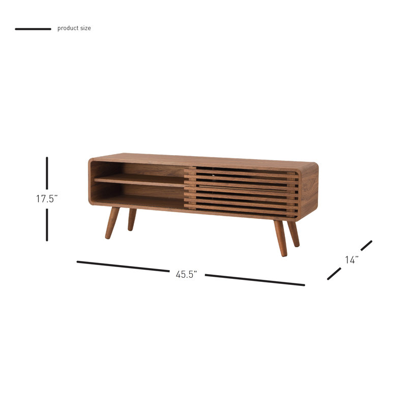 Bria TV Stand for TVs up to 50", Walnut
