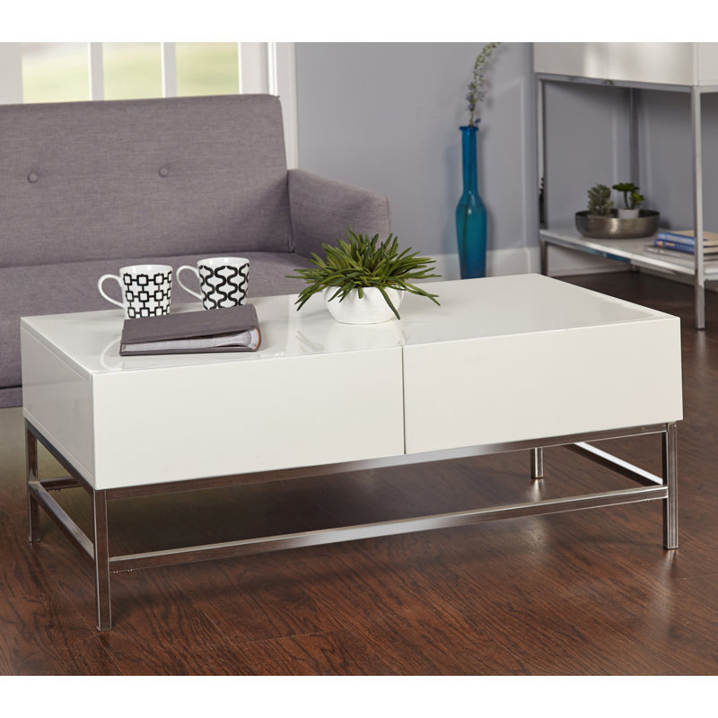 Table basse avec rangement Woodway