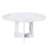 47.24" Round Dining Table for 4 - Farmhouse MDF Table with Marble White Finish, 300lb Capacity, Easy Assembly for Kitchen/Dining Room - Modern Spiced Table