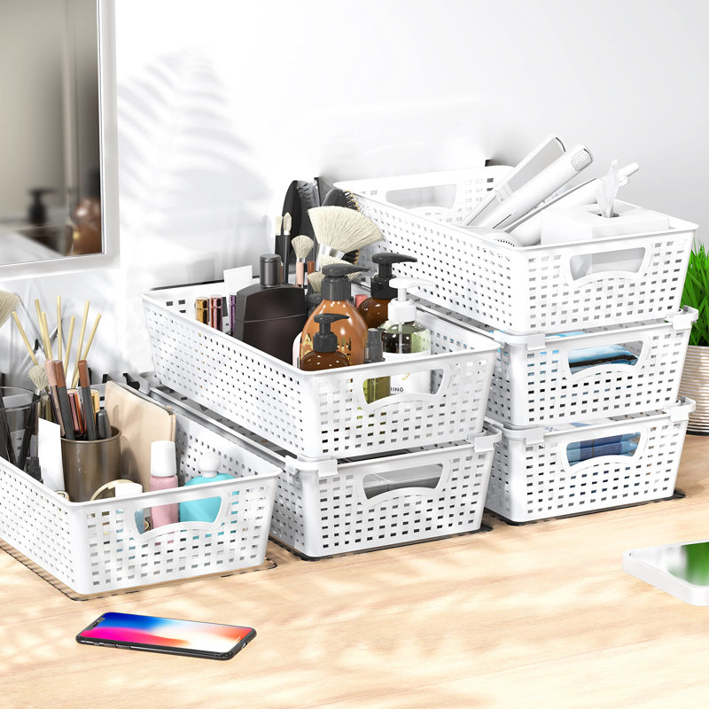 Organisateur de garde-manger empilable en plastique