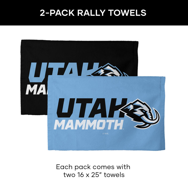Ensemble de 2 serviettes NHL Utah Mammoth