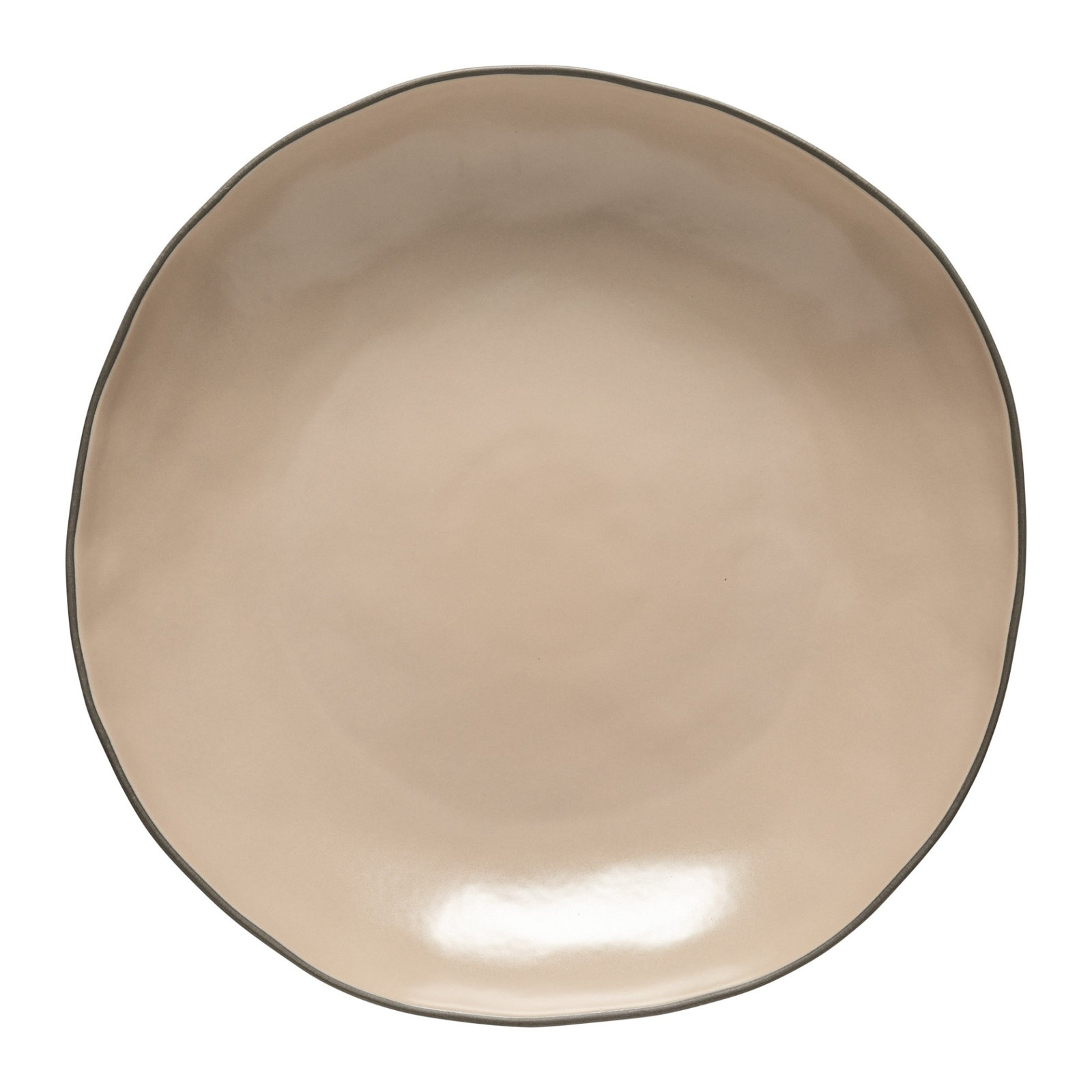 Stacked Organic Serving Bowl, Cremini