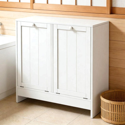 Armoire de rangement à linge dissimulée