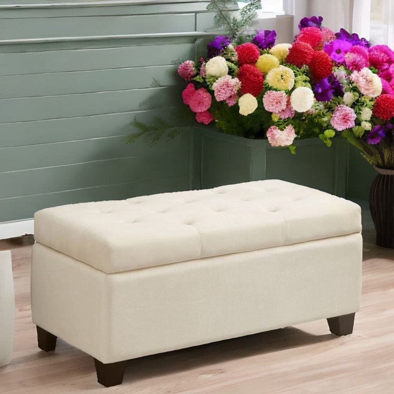 Repose-pieds Niyan, Tissu beige clair