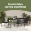 6 - Person Patio Dining Set Rectangular Table