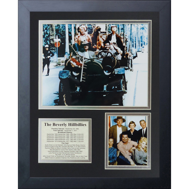 Souvenirs encadrée beverly hillbillies