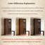 Armoire à vin 31,5 "en noyer de style rétro