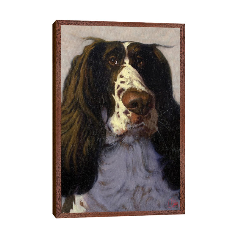 Springer 1 Piece Wall Art on Canvas, 101.6 cm H x 66.04 cm W, Classic Wood Framed