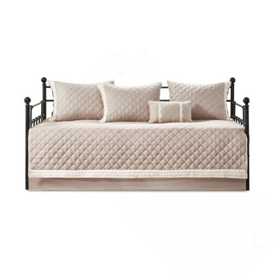 6-Piece Cotton Daybed Cover Set,Khaki