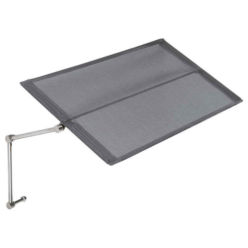 Lounger Sunshade - Platinum Textilene® Sling, Platinum