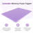 Lavender Memory Foam Mattress Topper - Ventilated Foam with Soothing Lavender Scent for Pressure Relief & Deep Sleep-175333382-234497576