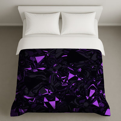 Housses de couette abstraites violettes