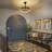 Farmhouse LED Flush Mount Fan with Remote