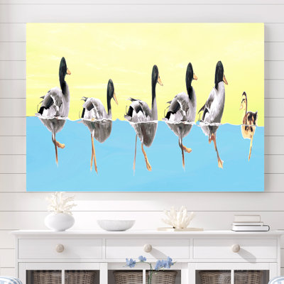 " Duck Stop! " Painting Print