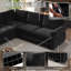 Canapé d'angle moderne, canapé-lit gigogne en chenille de 3 m (118 pouces) pour toute la famille-394004162
