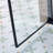 Single Swing Shower Door, Aluminium Alloy In Matte Black, 1/4" (6Mm) Thick Tempered Clear Glass