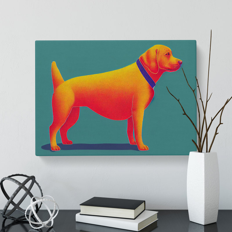 Dog Vol.6 - Wrapped Canvas Print, 35cm H x 50cm W x 3cm D