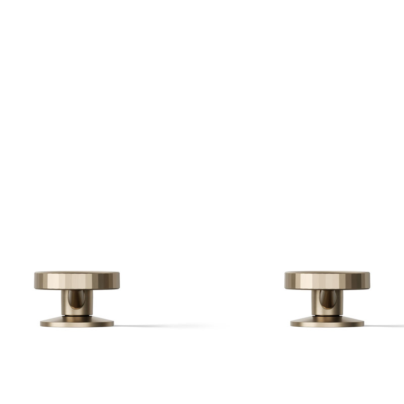 Components Industrial Bathroom Sink Faucet Handles, Bronze