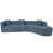 Polyester bleu est en rupture de stock