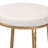Baxton Studio Jessa Counter Stool - Modern Rustic Backless Stool with Hand-Forged Metal Frame and Integrated Footrest for Kitchen Island or Lounge