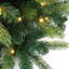 Sapin de Noël artificiel vert réaliste de 1,83 m (6 pi), pré-illuminé et très fourni, avec support en métal