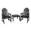 Chaise Adirondack en plastique avec table Anette-631427148