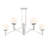Pomeroy 6 - Light Dimmable Tiered Chandelier