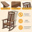 Chaises Adirondack pliantes pour l'extérieur