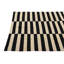 Tapis noir et blanc Orta