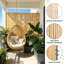 Rouleau de brise-vue à lattes de bambou naturel - Clôture d'intimité écologique pour balcon, jardin, protection contre le vent et la vue (1,2 m x 3,9 m)-127420530