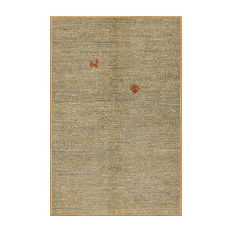 Wool Abstract Indoor Rug, Rectangle 7' x 10'