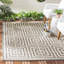 Tapis intérieur / extérieur gris / crème Arneshia-219210299