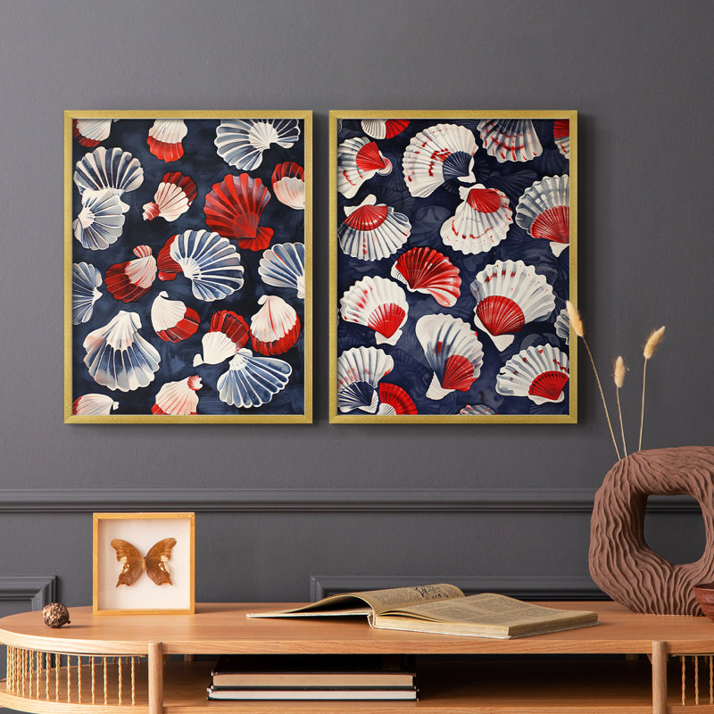 NAUTICAL Series CECI - Impression encadrée de qualité supérieure - prête à être accrochée - aucun clou requis - aucun clou requis