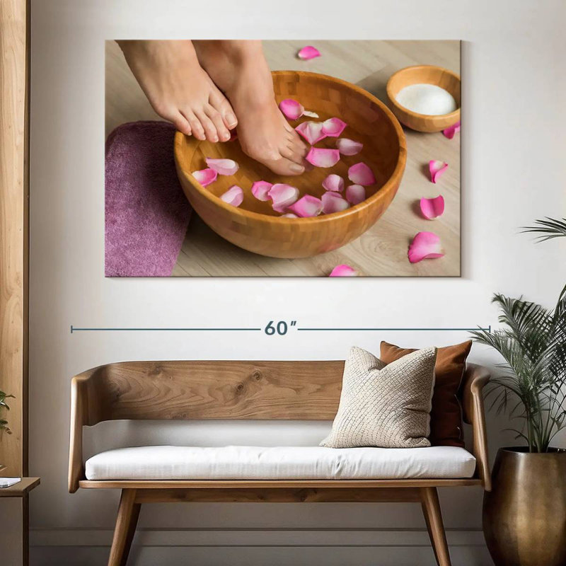 Spa apaisant pour les pieds, H 34 po x l 51 po