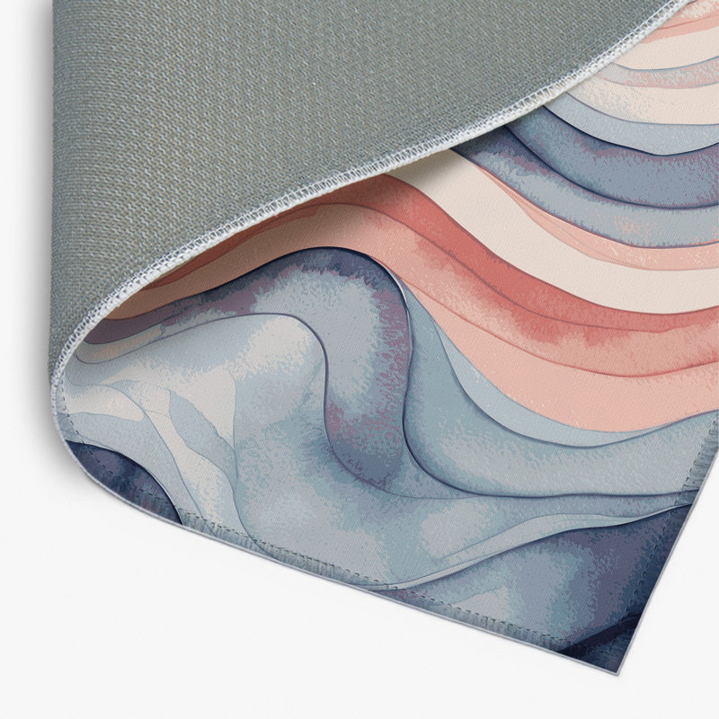 Tapis intérieur et extérieur Pastel Mirage, Rectangle 1 pi 6 po x 2 pi 6 po
