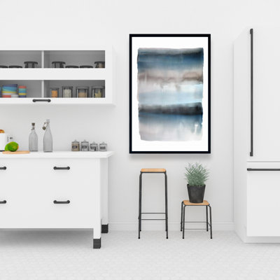 «Blue Stripes», reproduction sur toile