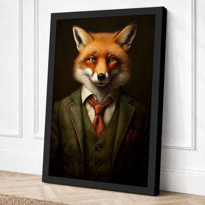Formal Fox Surrealism - Print