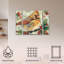 Ensemble de 3 panneaux d'art mural - "Cardinal and Berries" par Andrea Lavery 