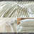 MooMee Striped Duvet Cover Set 100% Washed Cotton Linen Like Textured-111721004-105229475