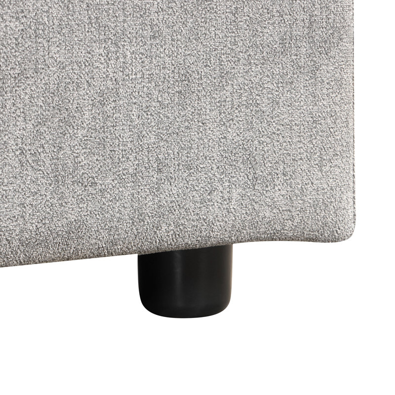 Canapé-lit modulaire Upholstery avec espace de rangement, port USB, 2 porte-gobelets sur les coussins de dossier