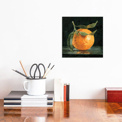 Dark Orange Still Life I by Emma Caroline - Wrapped Canvas Gallery-Wrapped Canvas Giclée