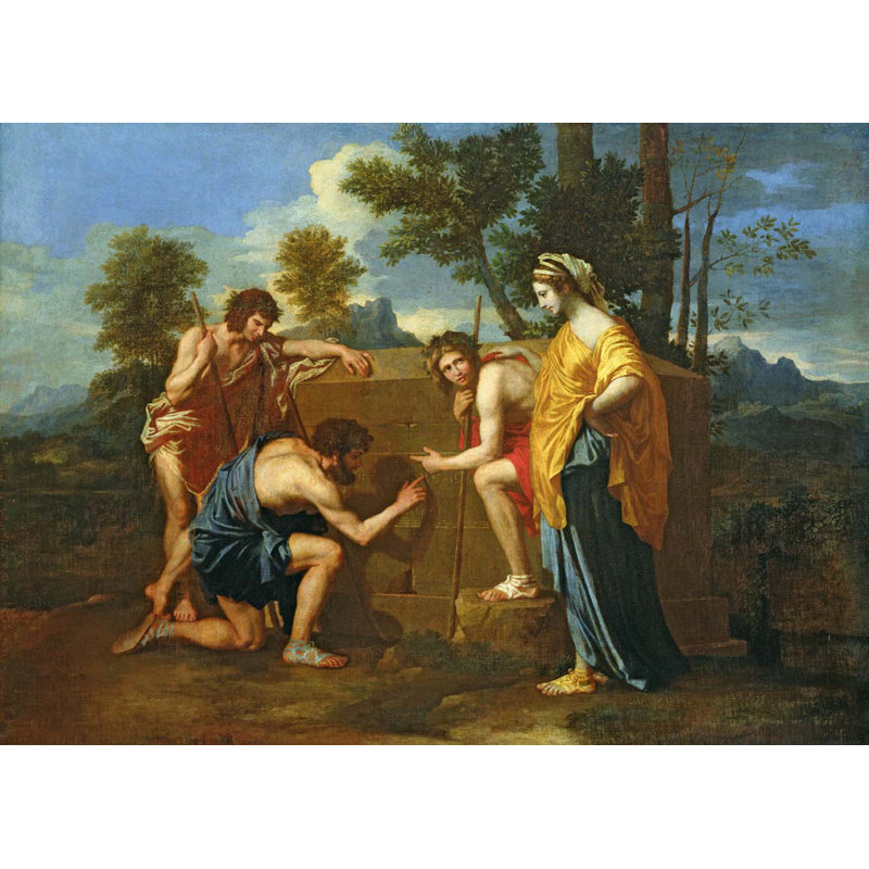 Affiche brillante «Arcadian Shepherd», H 34 po x l 48 po