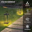 Albizu 30cm Battery Powered Integrated LED Square / Rectangular Lantern-29102396