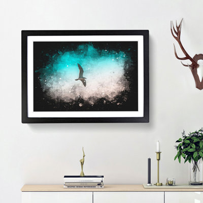 Soaring Seagulls - Picture Frame Graphic Art