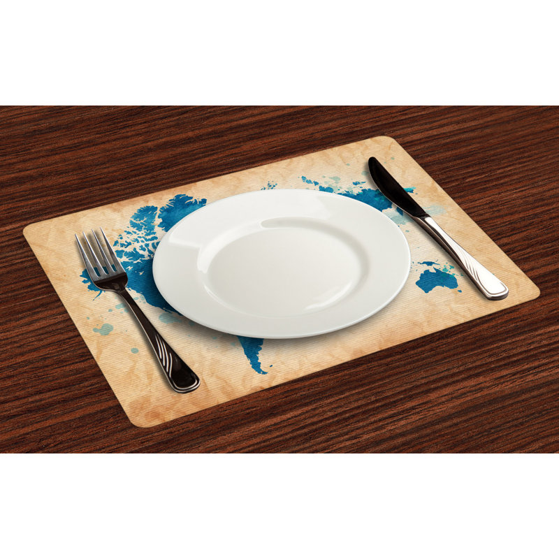 Polyester Cities & Maps Rectangle Placemat