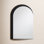 Wendolyn Metal Arch Mirror with Shelves