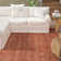 Chelsie Handwoven Wool Rusty Rose Area Rug