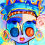 « miss liberty rad », reproduction d’art sur toile tendue-21668925