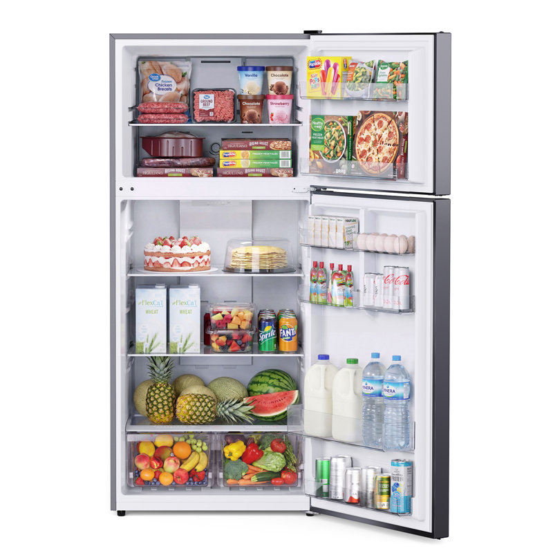 20,2 pieds cubes Réfrigérateur à congélateur supérieur pour appartement, cuisine, bureau